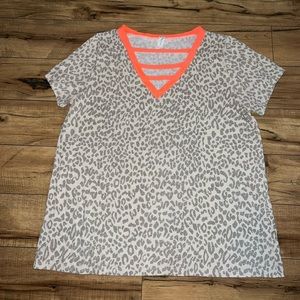cheetah print top